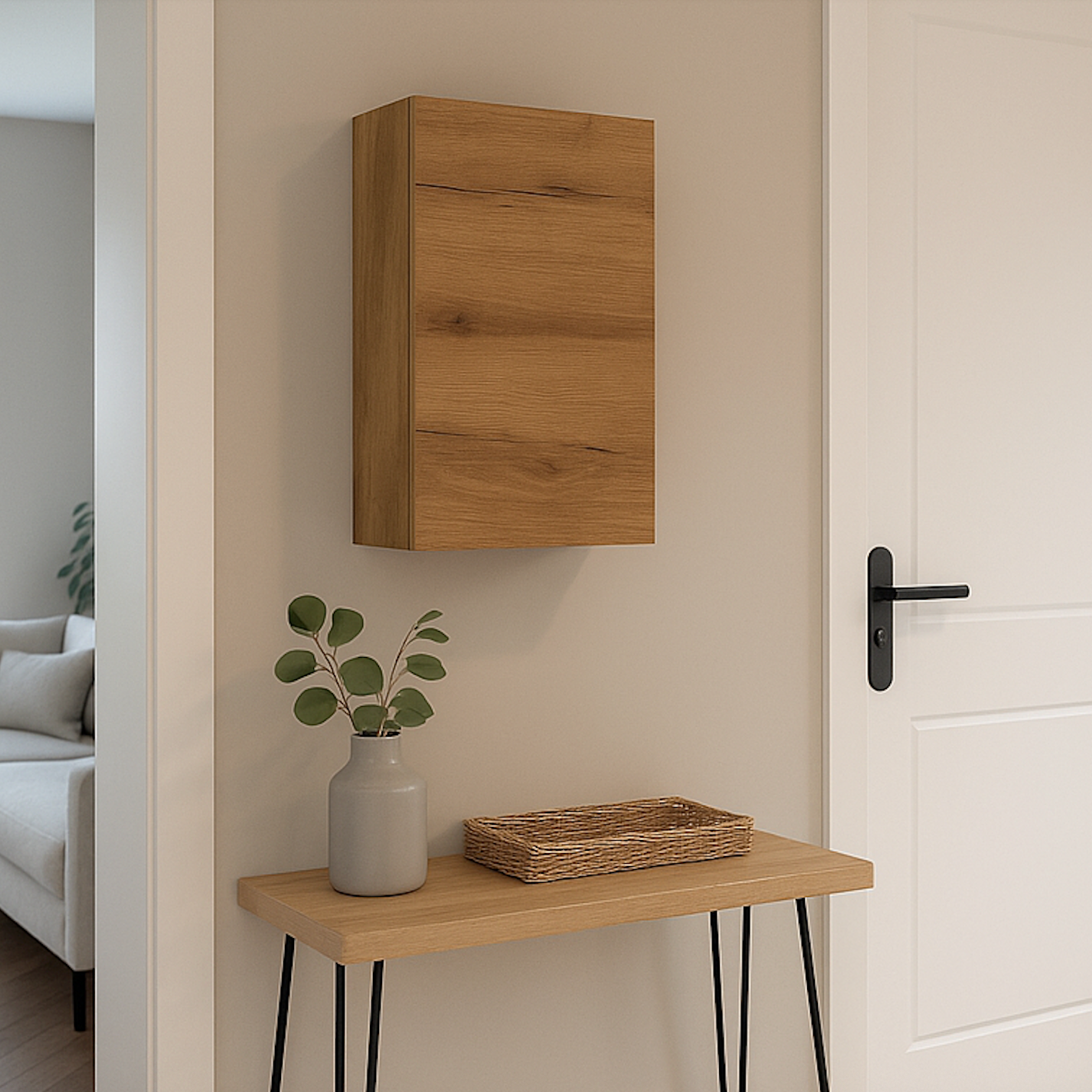 Cache tableau électrique Bois - Clim-Box