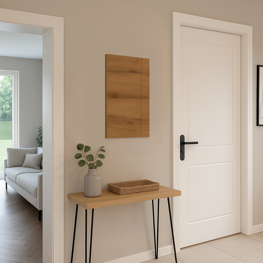 Porte tableau électrique encastré bois "SUR MESURE"